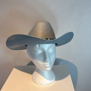 Kid’s Resistol straw light blue cowboy hat